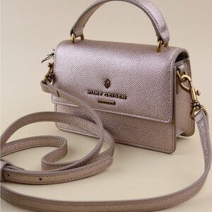 Kurt Geiger Gold Mini Top Handle Bag